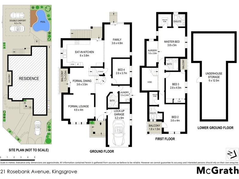 21 Rosebank Avenue, Kingsgrove NSW 2208 Floorplan
