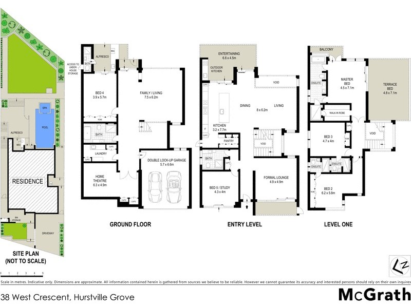 38 West Crescent, Hurstville Grove NSW 2220 Floorplan