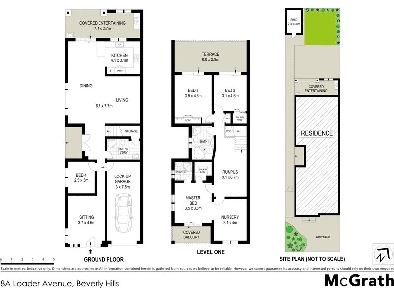 8A Loader Avenue, Beverly Hills NSW 2209 Floorplan