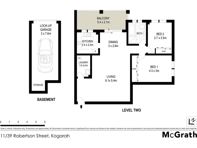11/39 Robertson Street, Kogarah NSW 2217 Floorplan