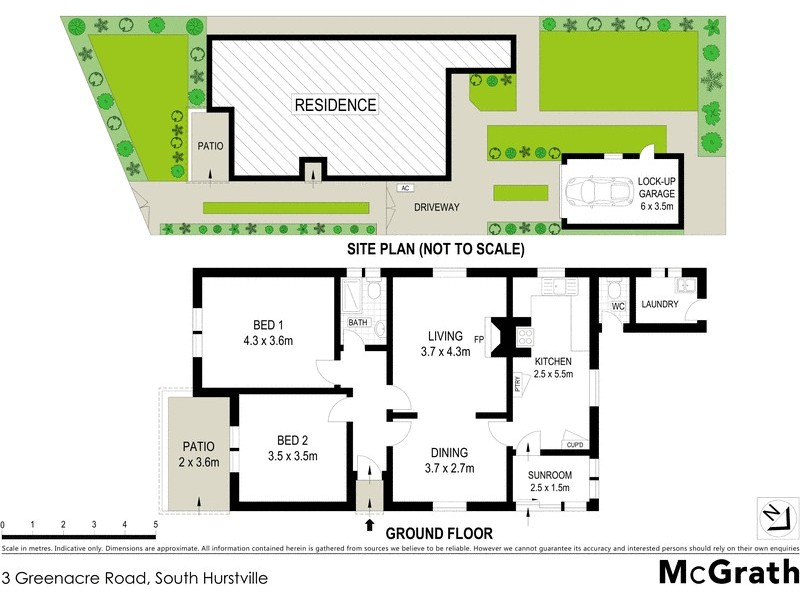 3 Greenacre Road, South Hurstville NSW 2221 Floorplan