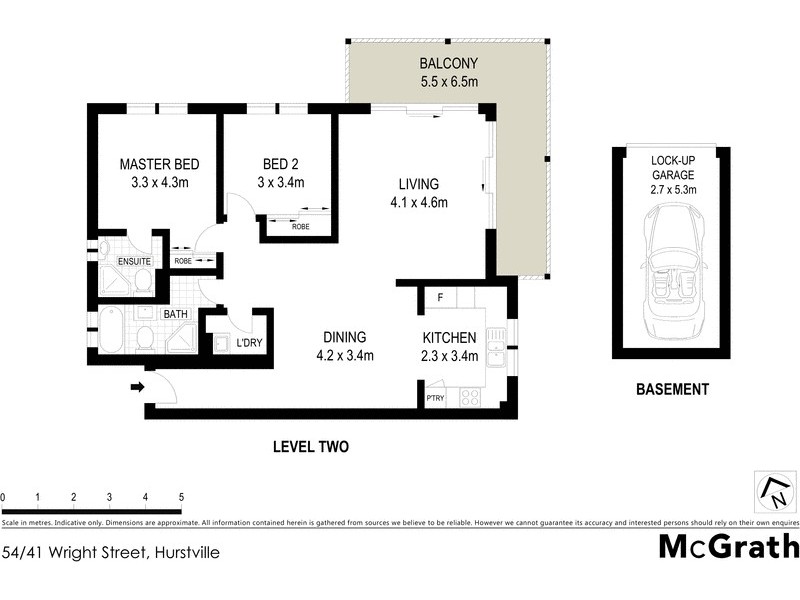54/41 Wright Street, Hurstville NSW 2220 Floorplan