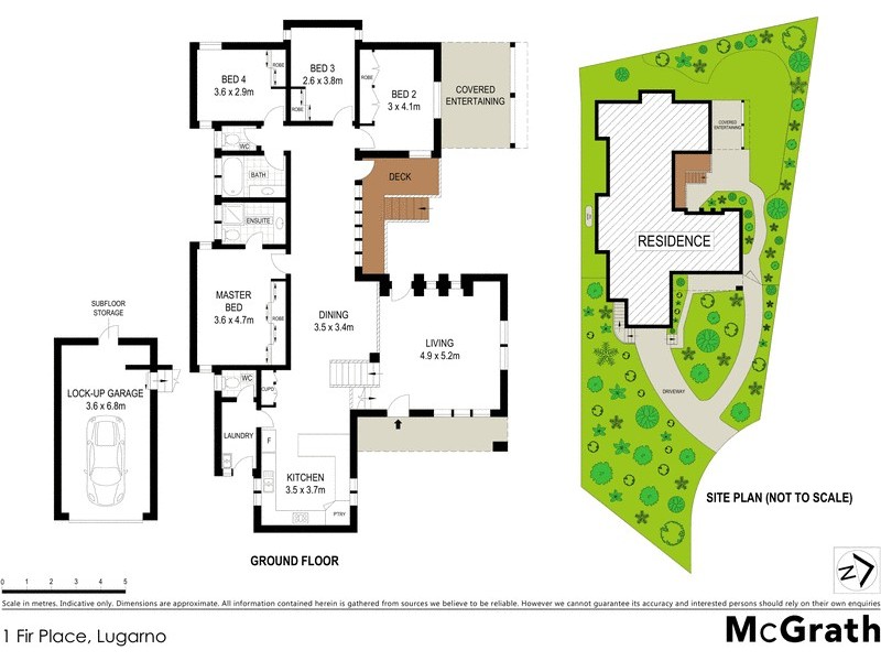 1 Fir Place, Lugarno NSW 2210 Floorplan