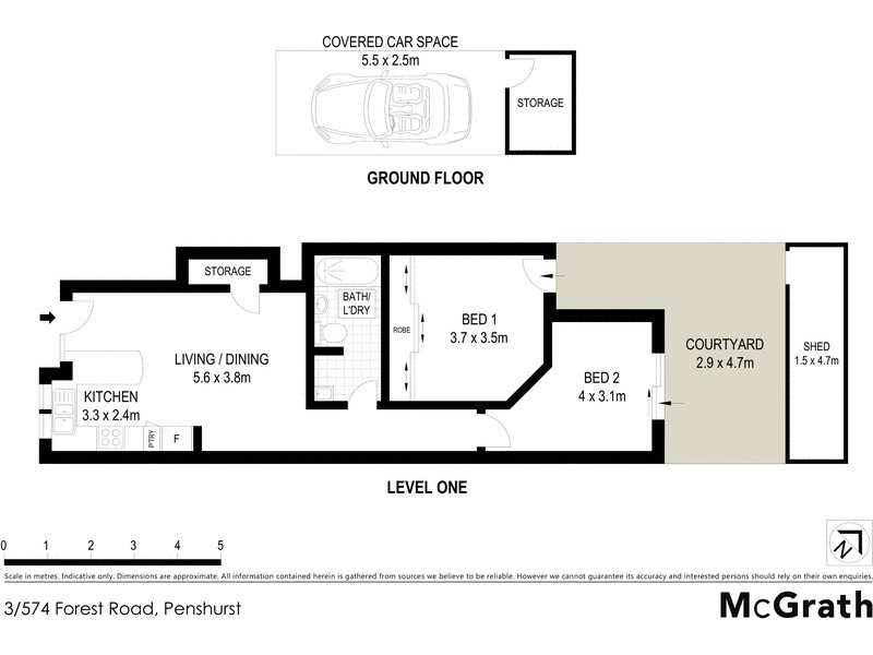 3/574 Forest Road, Penshurst NSW 2222 Floorplan