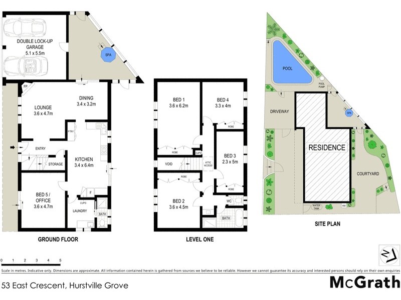 53 East Crescent, Hurstville Grove NSW 2220 Floorplan