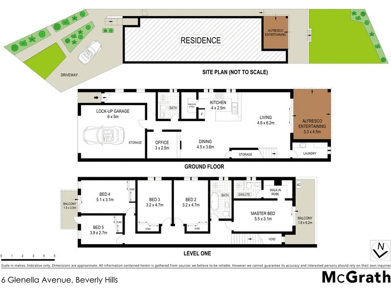 6 Glenella Avenue, Beverly Hills NSW 2209 Floorplan