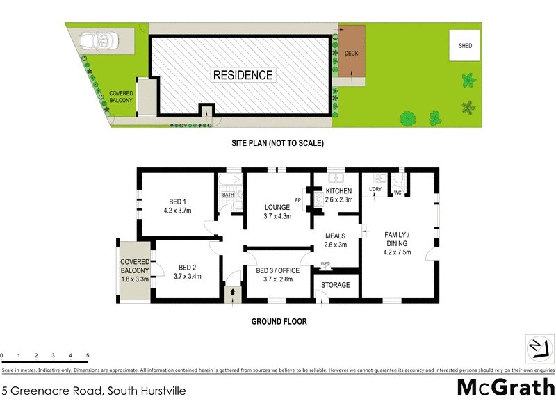 5 Greenacre Road, South Hurstville NSW 2221 Floorplan