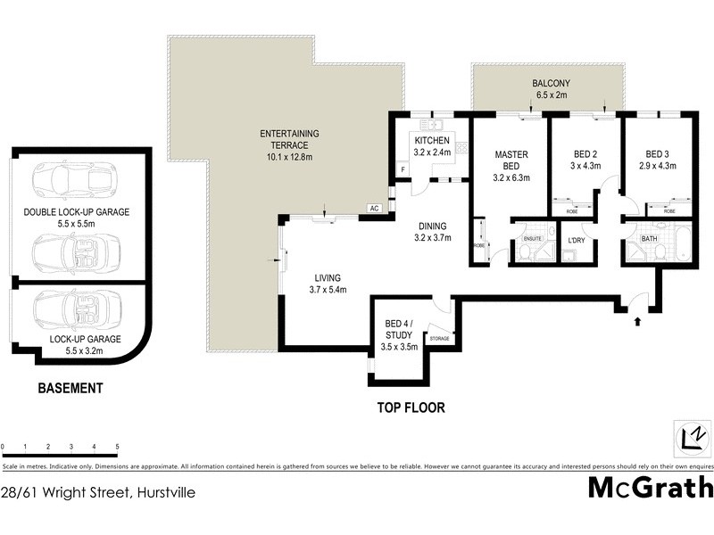 28/61 Wright Street, Hurstville NSW 2220 Floorplan