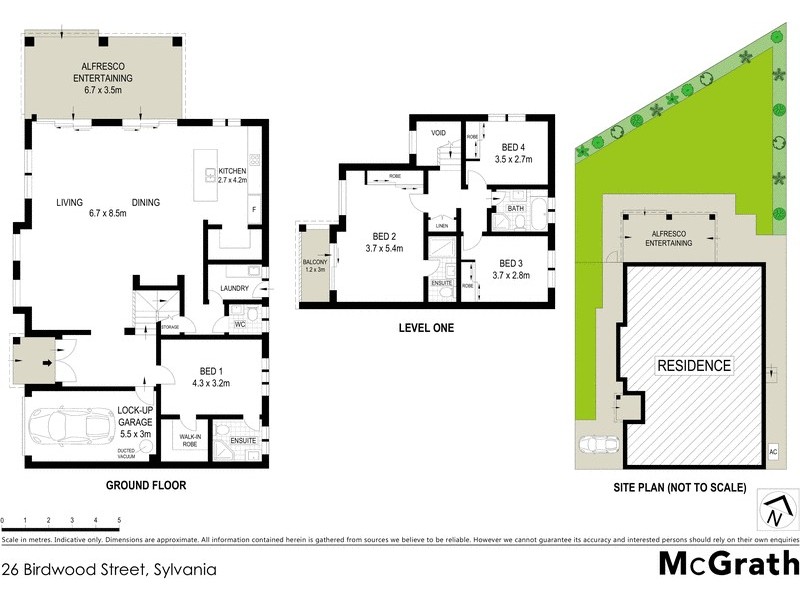 26 Birdwood Street, Sylvania NSW 2224 Floorplan