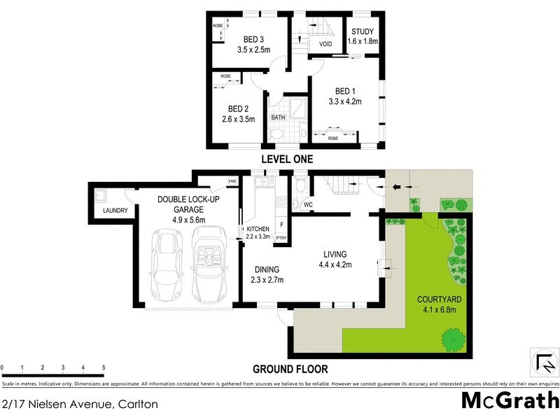2/17 Nielsen Avenue, Carlton NSW 2218 Floorplan