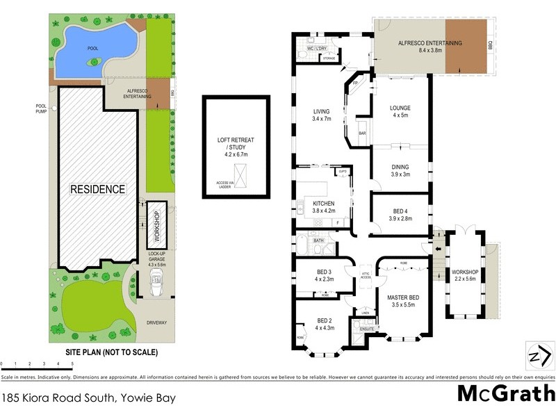 185 Kiora Road South, Yowie Bay NSW 2228 Floorplan