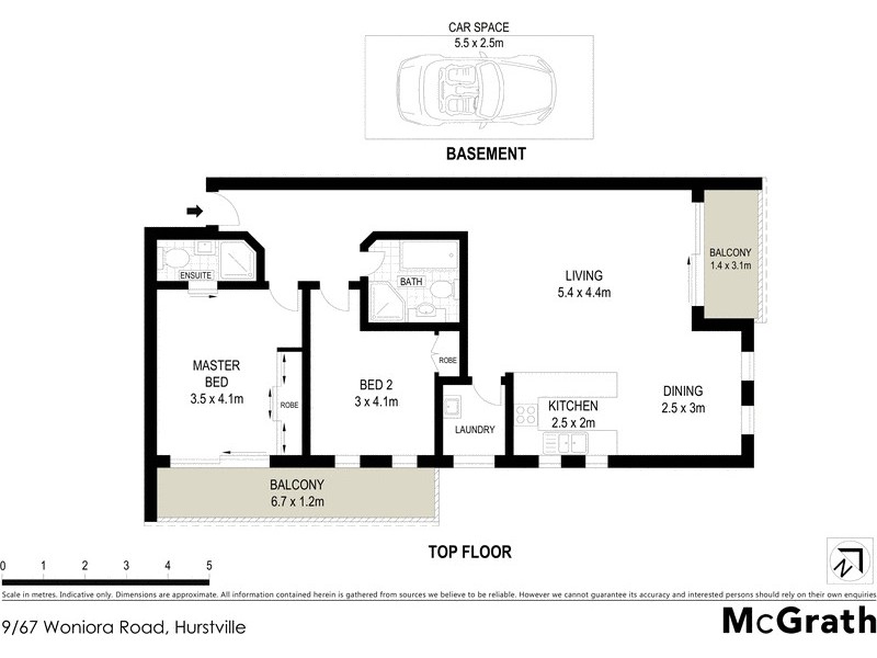 9/67 Woniora Road, Hurstville NSW 2220 Floorplan