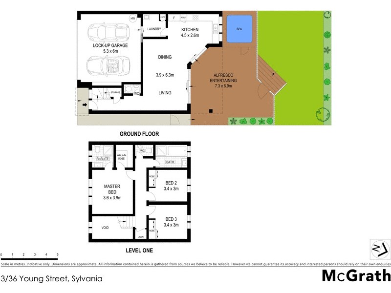 3/36 Young Street, Sylvania NSW 2224 Floorplan