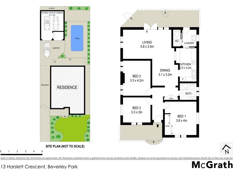 13 Harslett Crescent, Beverley Park NSW 2217 Floorplan