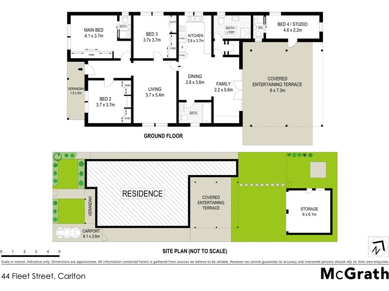 44 Fleet Street, Carlton NSW 2218 Floorplan