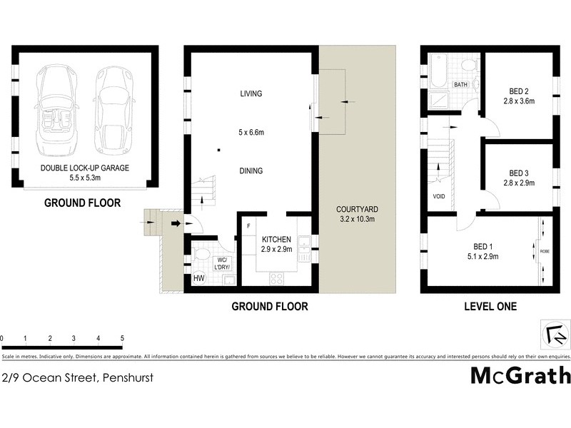 2/9 Ocean Street, Penshurst NSW 2222 Floorplan