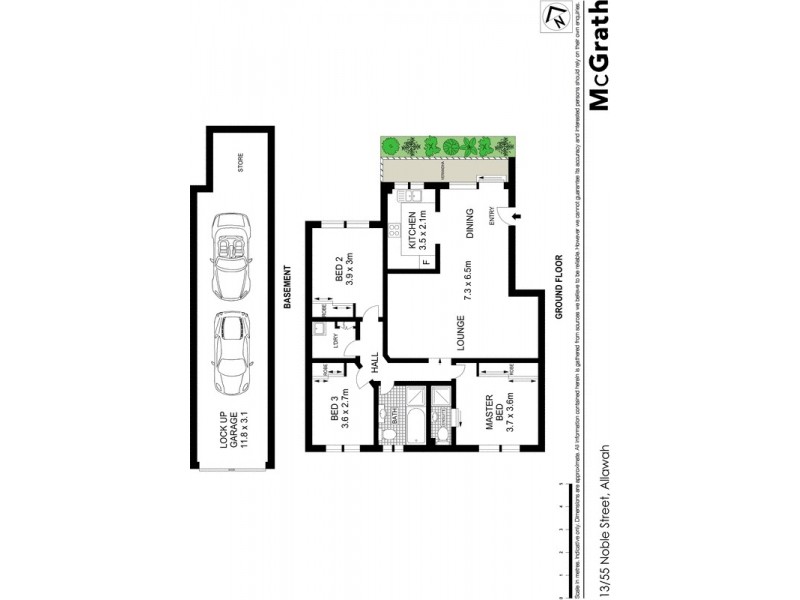 13/55 Noble Street, Allawah NSW 2218 Floorplan