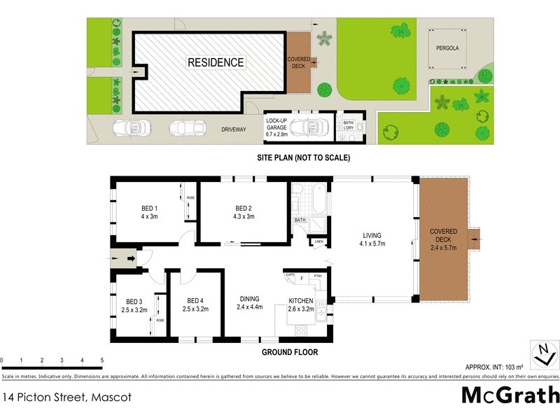 14 Picton Street, Mascot NSW 2020 Floorplan