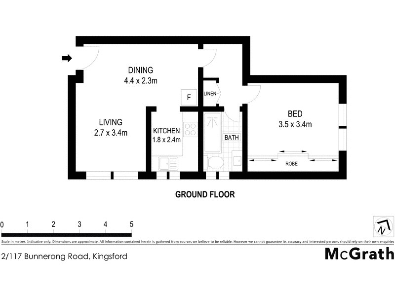 2/117 Bunnerong Road, Kingsford NSW 2032 Floorplan