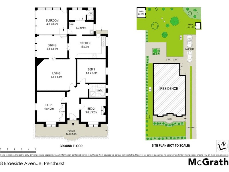 8 Braeside Avenue, Penshurst NSW 2222 Floorplan
