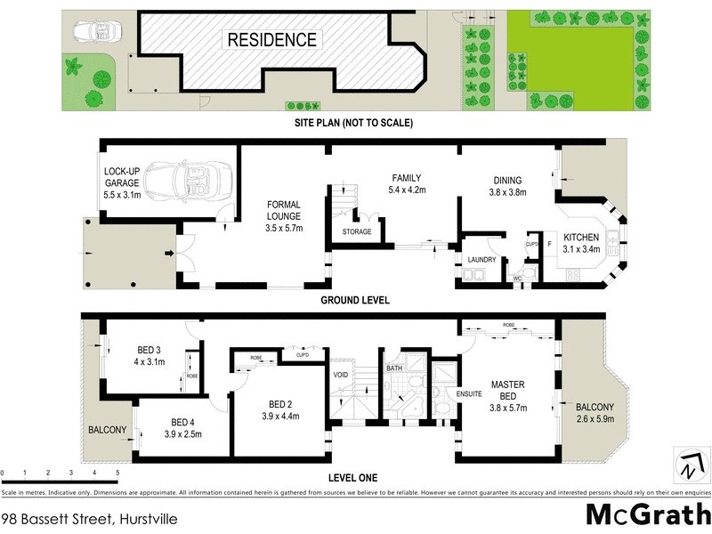 98 Bassett Street, Hurstville NSW 2220 Floorplan