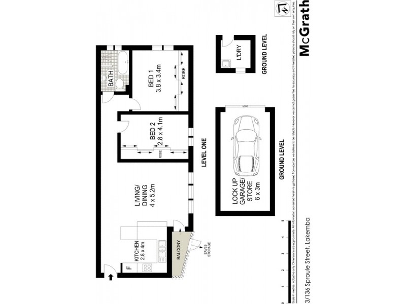 3/136 Sproule Street, Lakemba NSW 2195 Floorplan