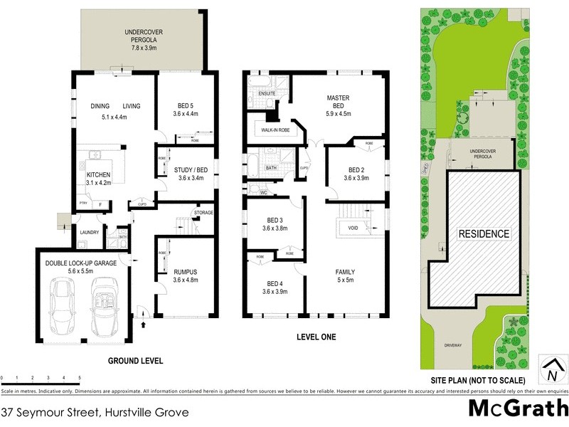 37 Seymour Street, Hurstville Grove NSW 2220 Floorplan