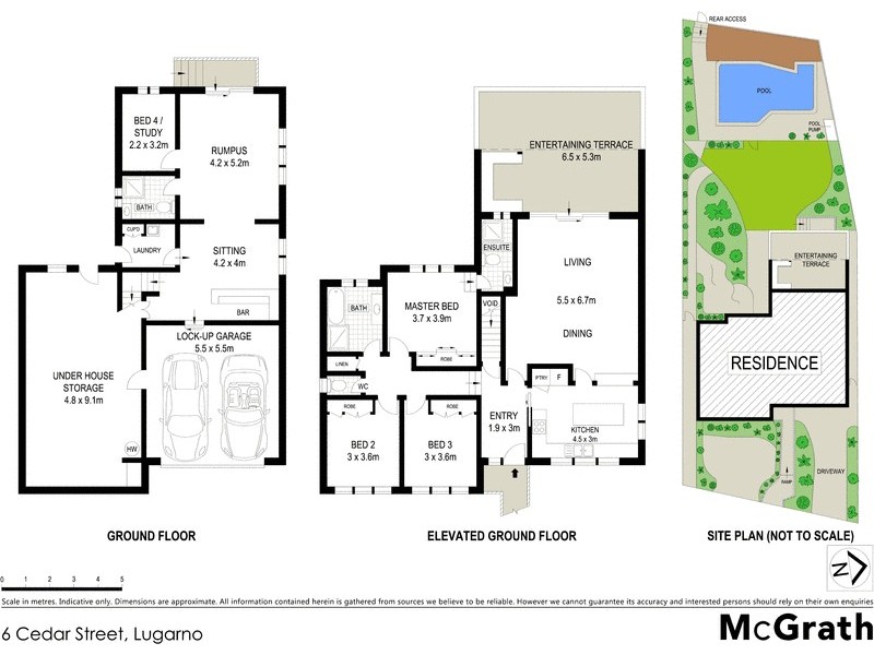 6 Cedar Street, Lugarno NSW 2210 Floorplan