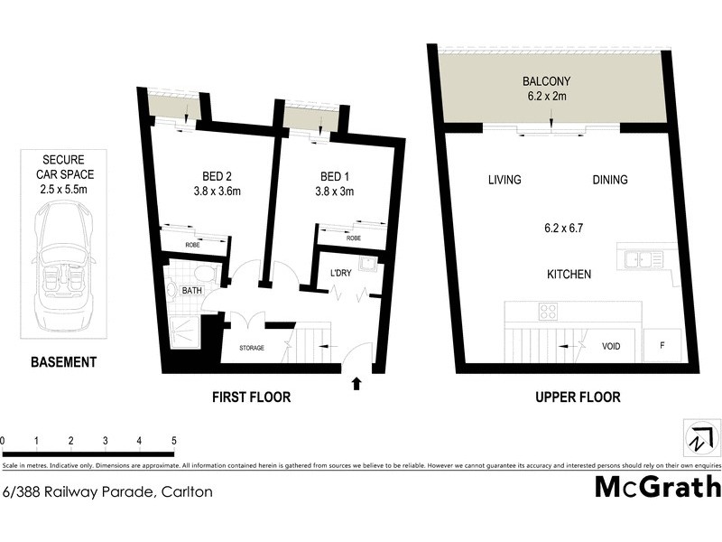 6/388 Railway Parade, Carlton NSW 2218 Floorplan