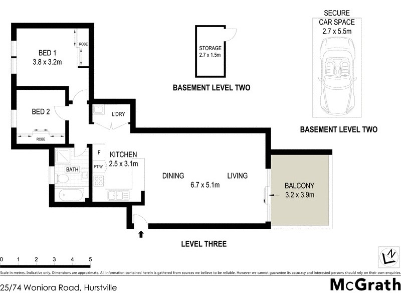 25/74 Woniora Road, Hurstville NSW 2220 Floorplan