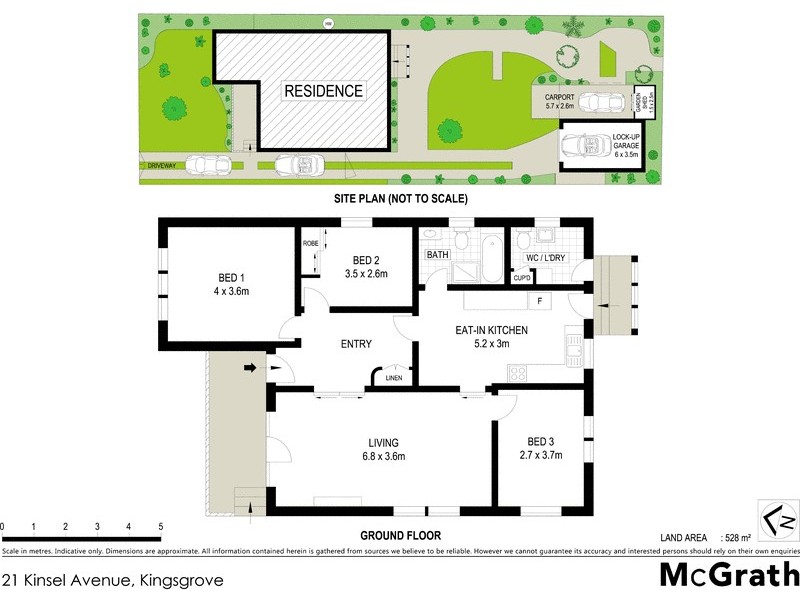 21 Kinsel Avenue, Kingsgrove NSW 2208 Floorplan