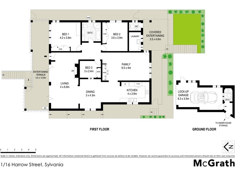 1/16 Harrow Street, Sylvania NSW 2224 Floorplan