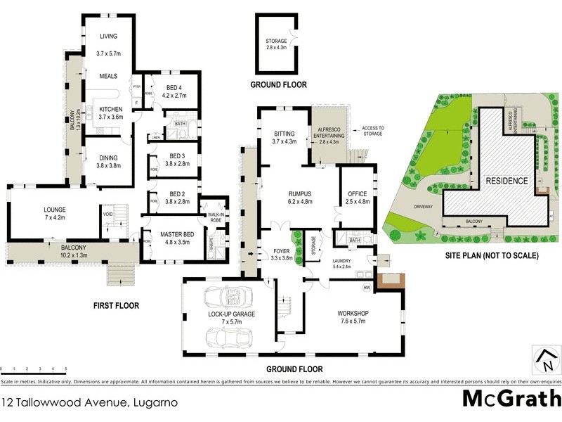 12 Tallowwood Avenue, Lugarno NSW 2210 Floorplan