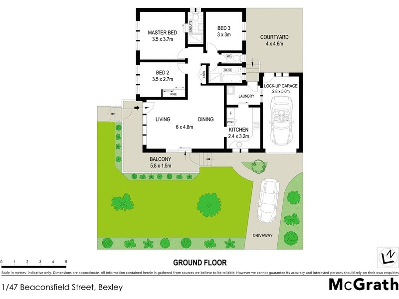 1/47 Beaconsfield Street, Bexley NSW 2207 Floorplan