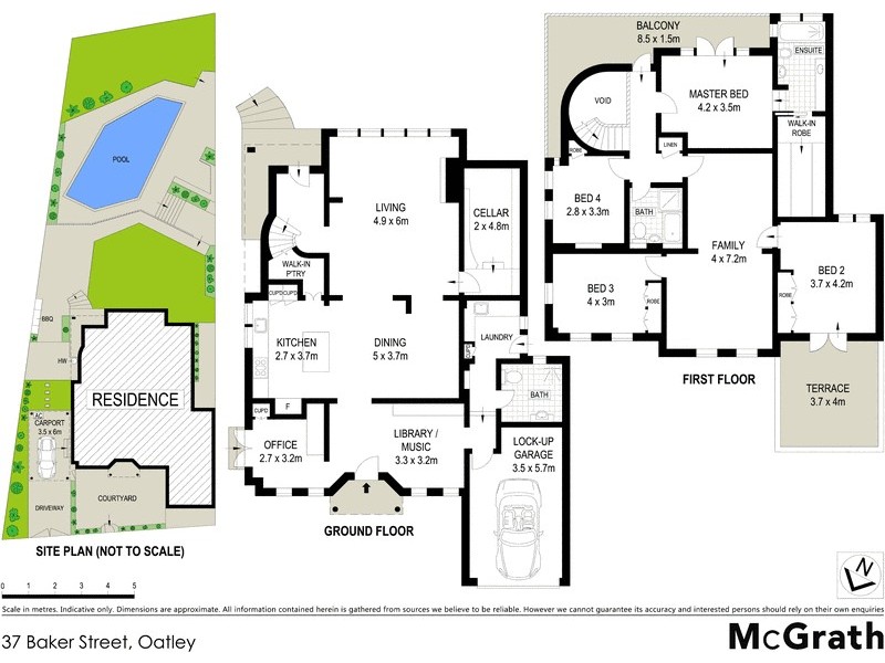 37 Baker Street, Oatley NSW 2223 Floorplan