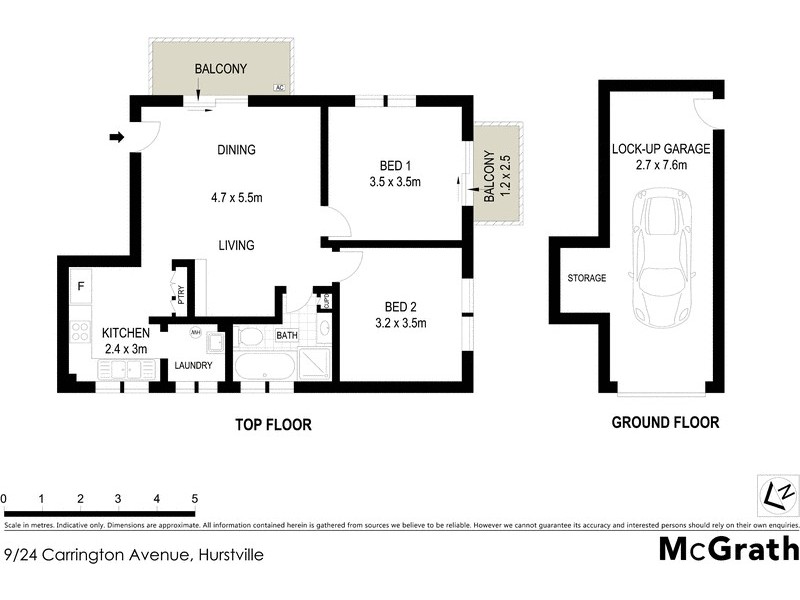 9/24 Carrington Avenue, Hurstville NSW 2220 Floorplan