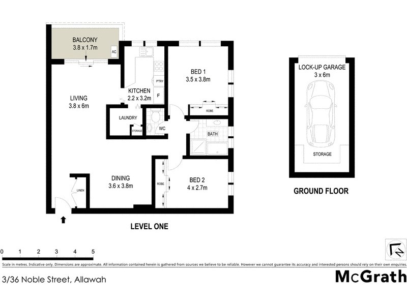 3/36 Noble Street, Allawah NSW 2218 Floorplan
