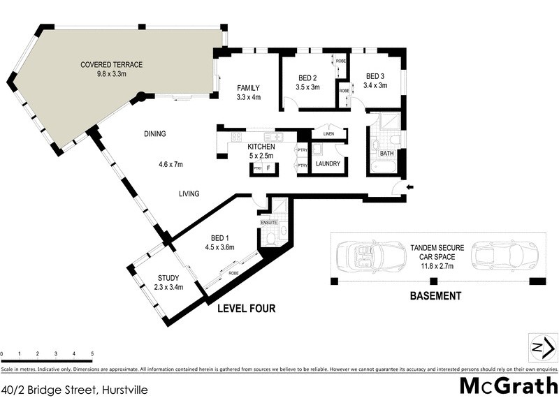 40/2 Bridge Street, Hurstville NSW 2220 Floorplan