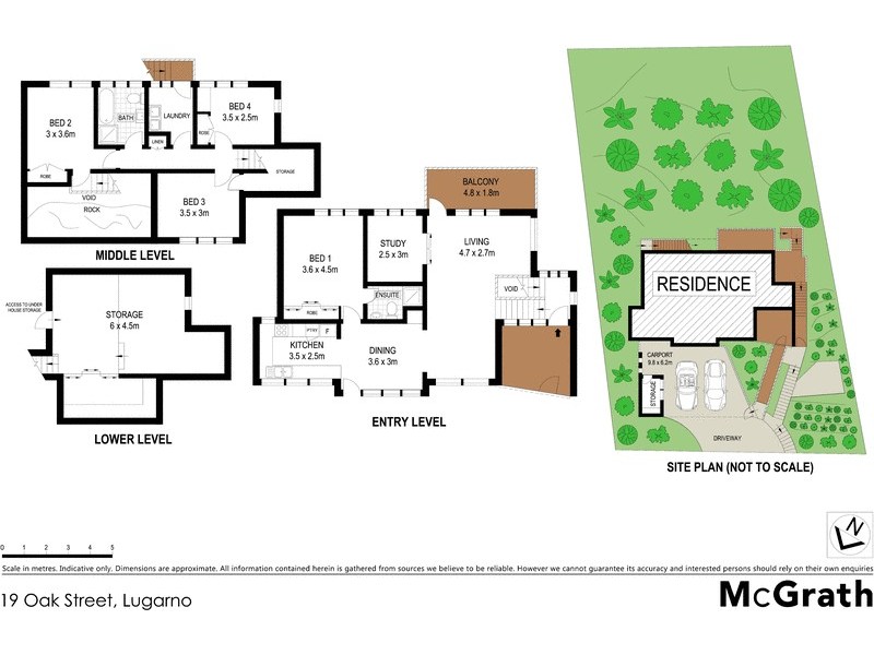 19 Oak Street, Lugarno NSW 2210 Floorplan