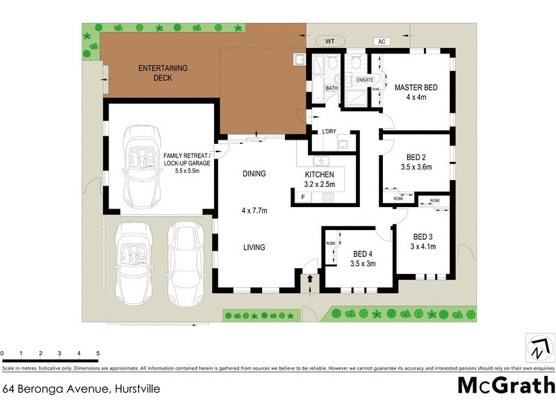 64 Beronga Avenue, Hurstville NSW 2220 Floorplan