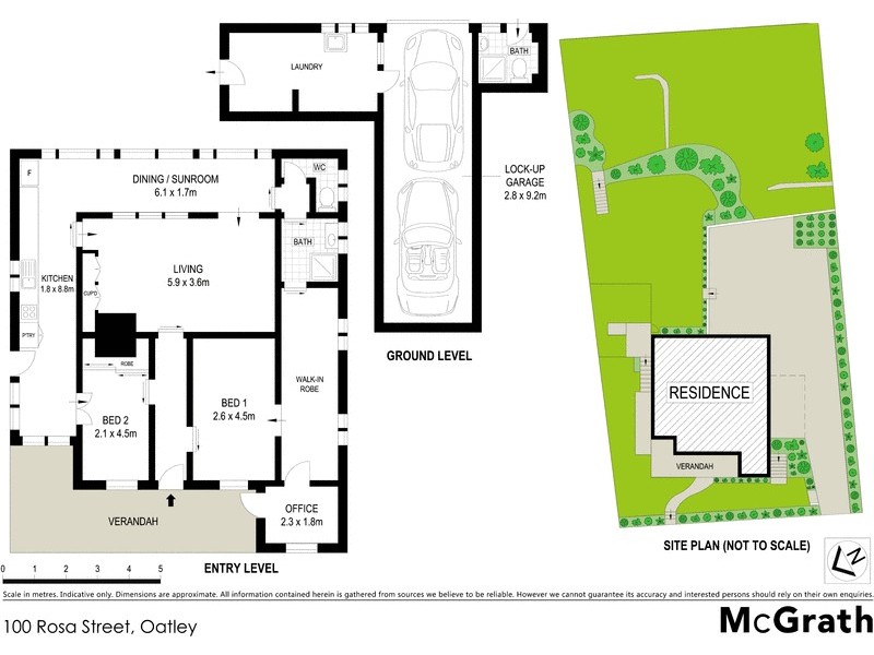 100 Rosa Street, Oatley NSW 2223 Floorplan