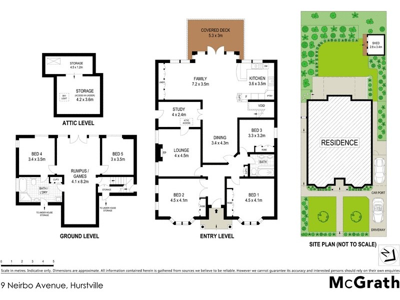 9 Neirbo Avenue, Hurstville NSW 2220 Floorplan