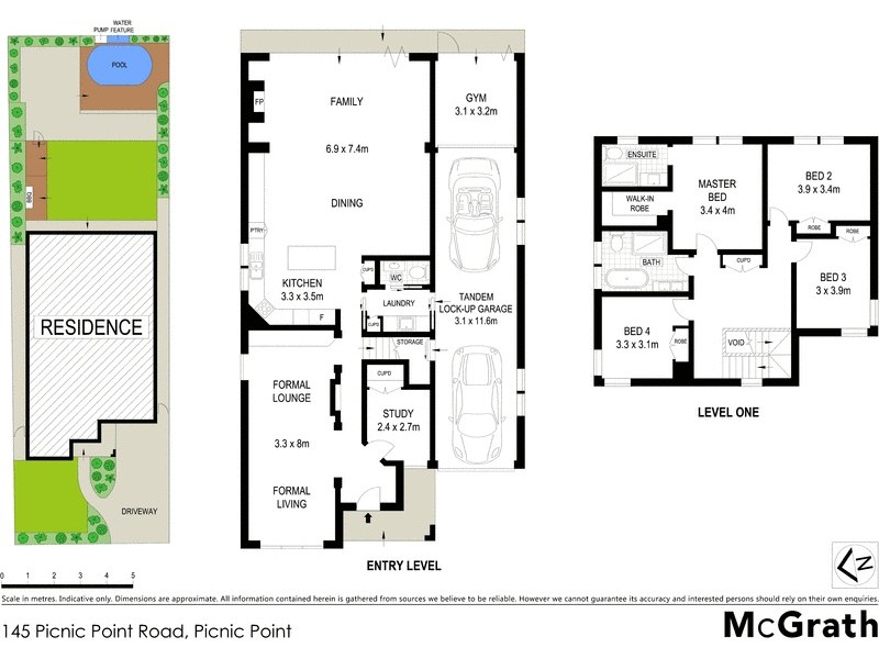 145 Picnic Point Road, Picnic Point NSW 2213 Floorplan