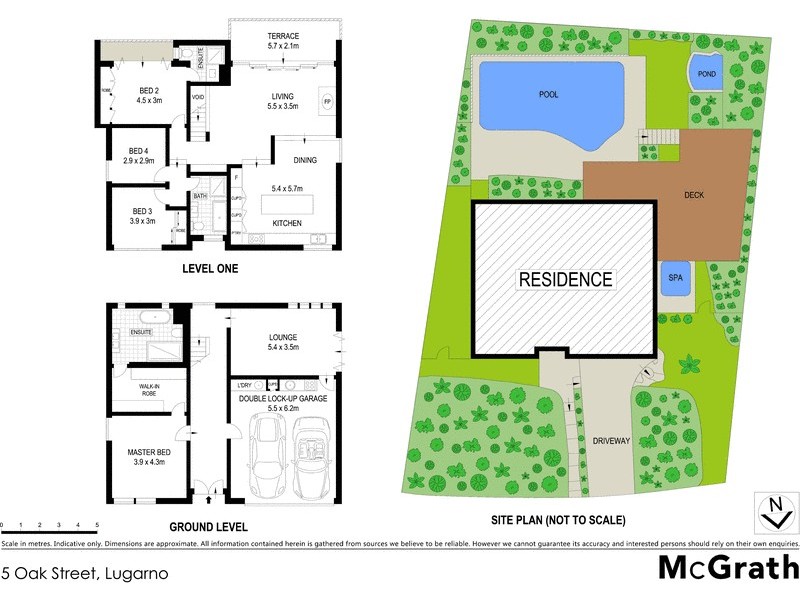 5 Oak Street, Lugarno NSW 2210 Floorplan
