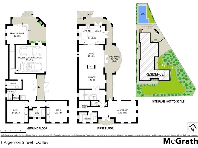 1 Algernon Street, Oatley NSW 2223 Floorplan