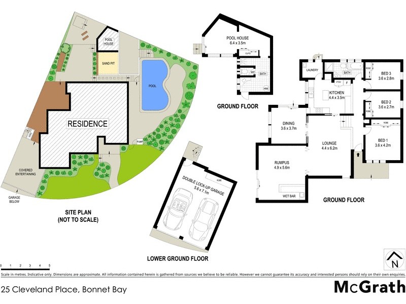 25 Cleveland Place, Bonnet Bay NSW 2226 Floorplan
