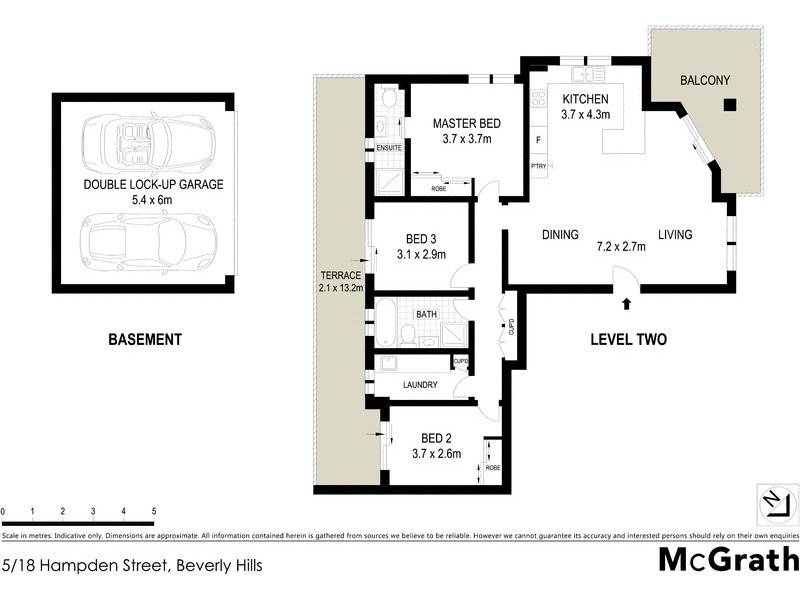5/18 Hampden Street, Beverly Hills NSW 2209 Floorplan