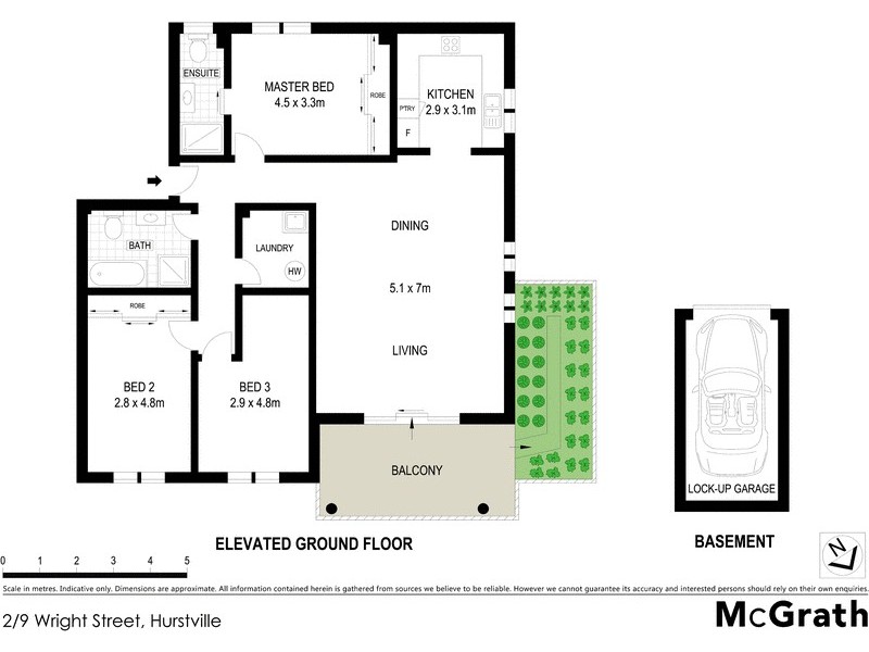 2/9 Wright Street, Hurstville NSW 2220 Floorplan