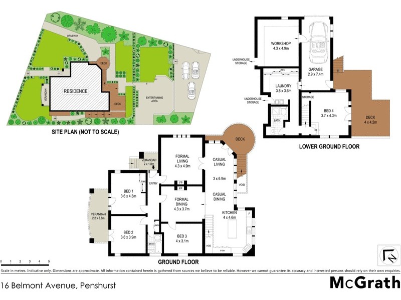 16 Belmont Avenue, Penshurst NSW 2222 Floorplan