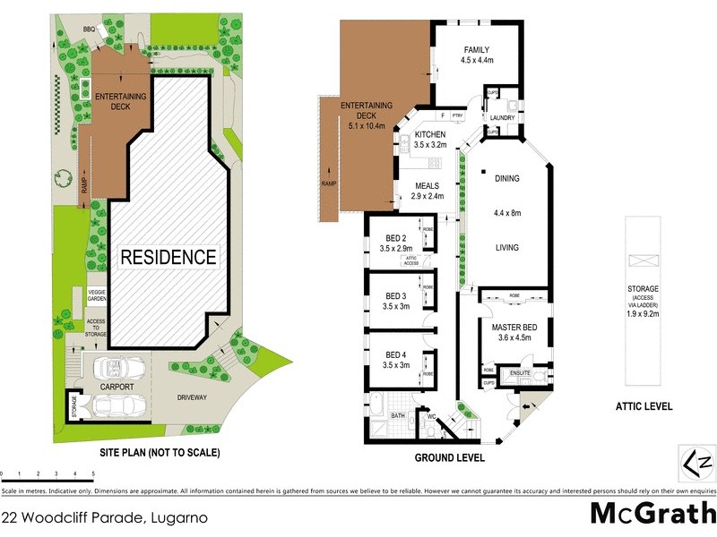 22 Woodcliff Parade, Lugarno NSW 2210 Floorplan
